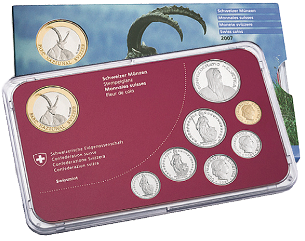 2007, Offizieller Münzsatz