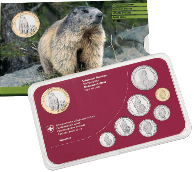 2010, Offizieller Münzsatz