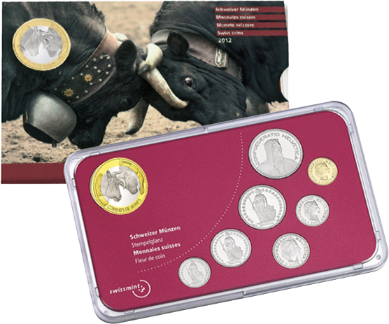 2012, Offizieller Münzsatz