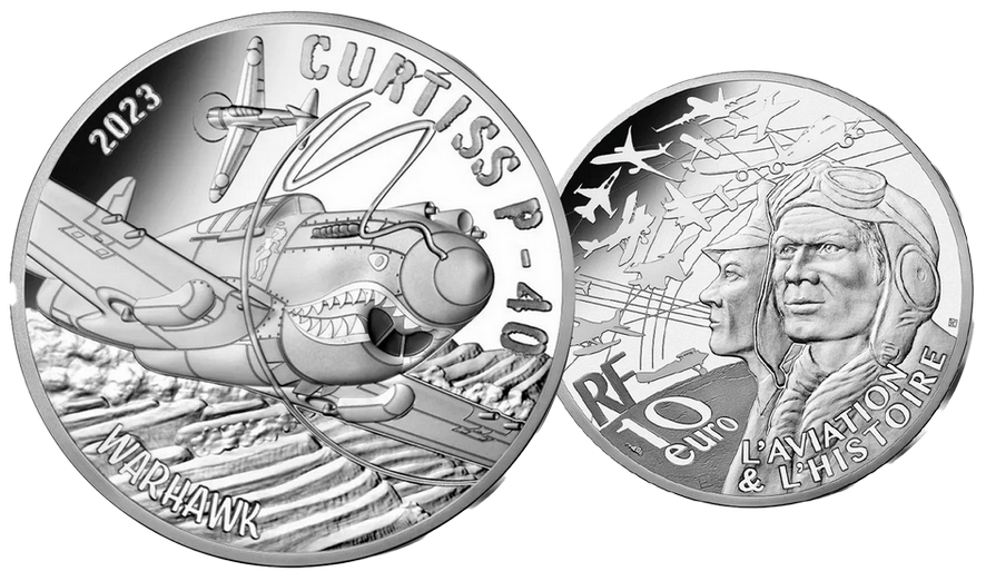 2022, Curtiss P-40, Frankreich