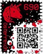 Crypto-Stamp "Einhorn rot"