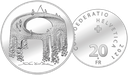 2021, 20 Fr. Gedenkmünze &quot;Illusion-Viadukt&quot;