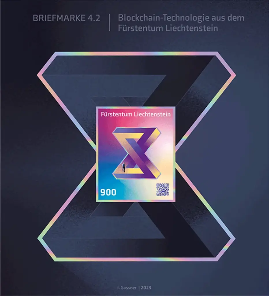 2023, Briefmarke 4.2 - Blockchain -Technologie, Sonderedition