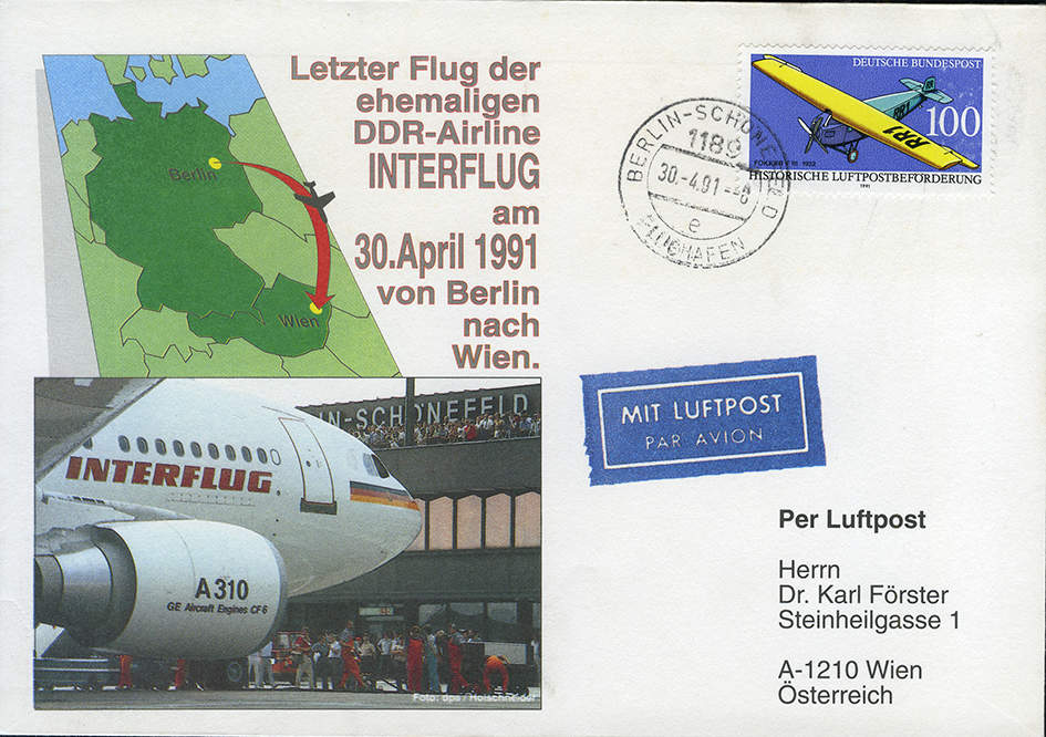 INTERFLUG - Letzter Flug der ehemaligen DDR-Airline