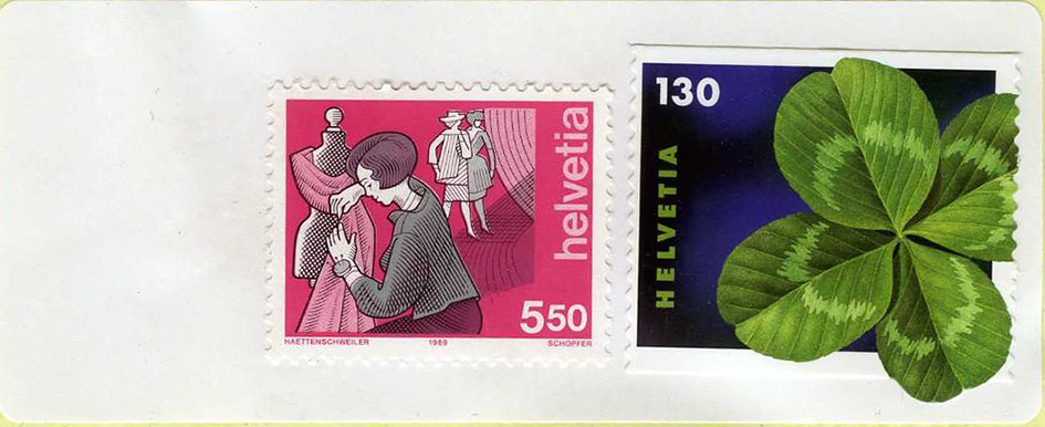 Frankatur à Fr. 6.80 (auf Etiketten)