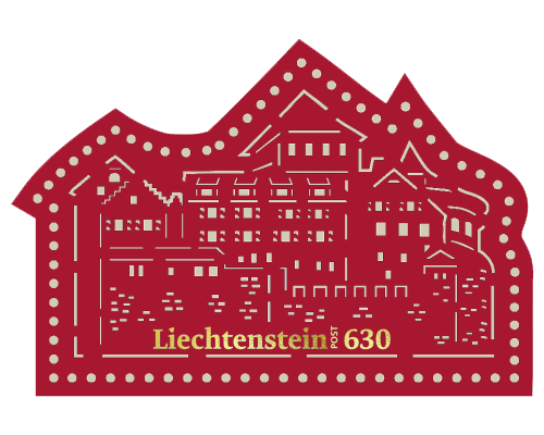 2023, Laserschnitt "Schloss Vaduz"