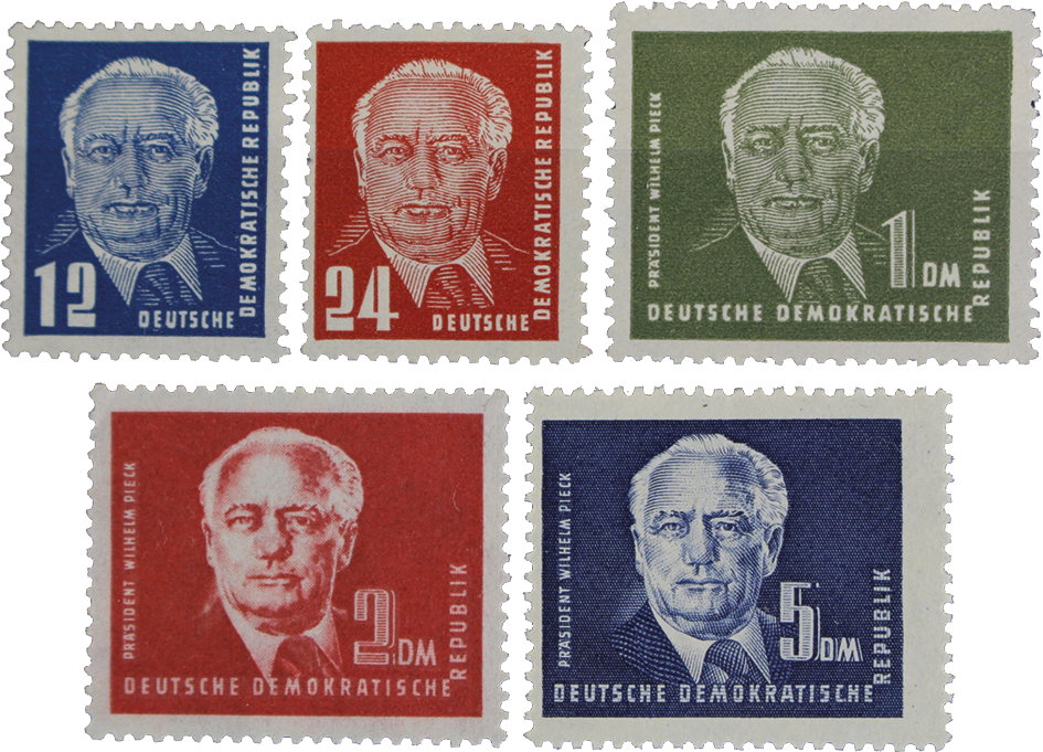 1950/1953, Wilhelm Pieck - Präsident, DDR