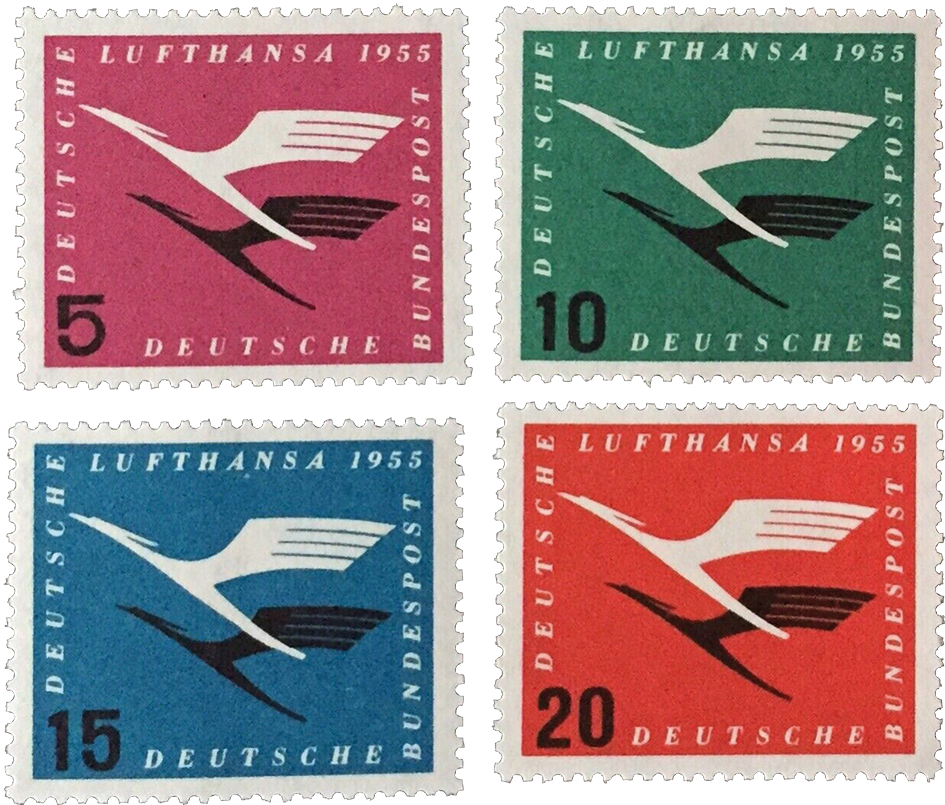 1955, Flugdienstbeginn der Deutschen Lufthansa
