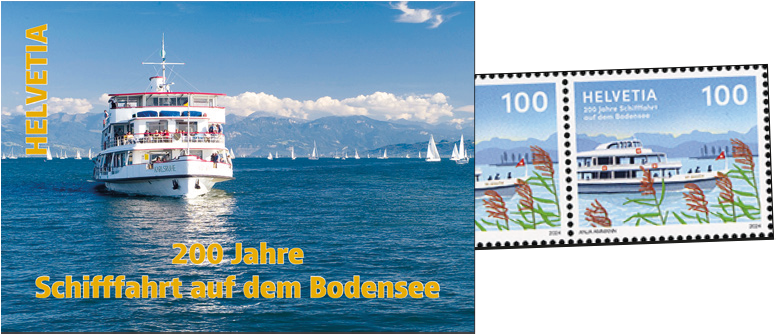 2024, 200 Jahre Schifffahrt auf dem Bodensee