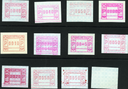 1981-99, Abarten-Spezialkollektion ATM