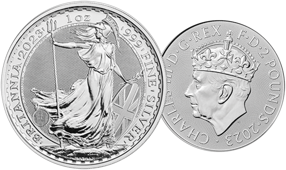 2023, Britannia / King Charles III MIT KRONE, Grossbritannien