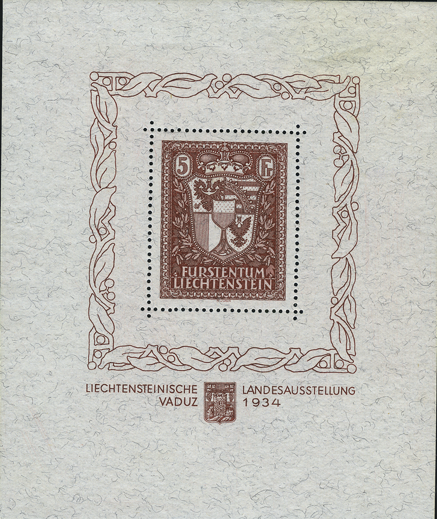 1934, Zur Liechtensteinischen Landesausstellung, Vaduz