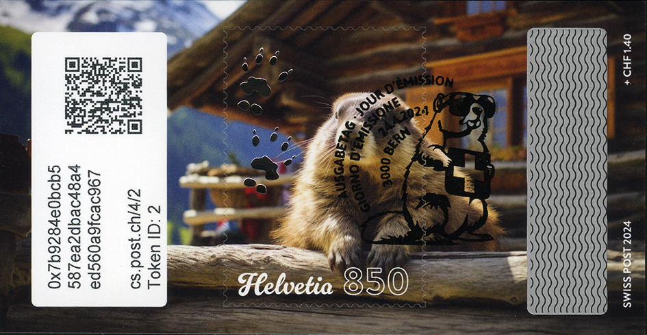 2024, Crypto Stamp "Chalet"