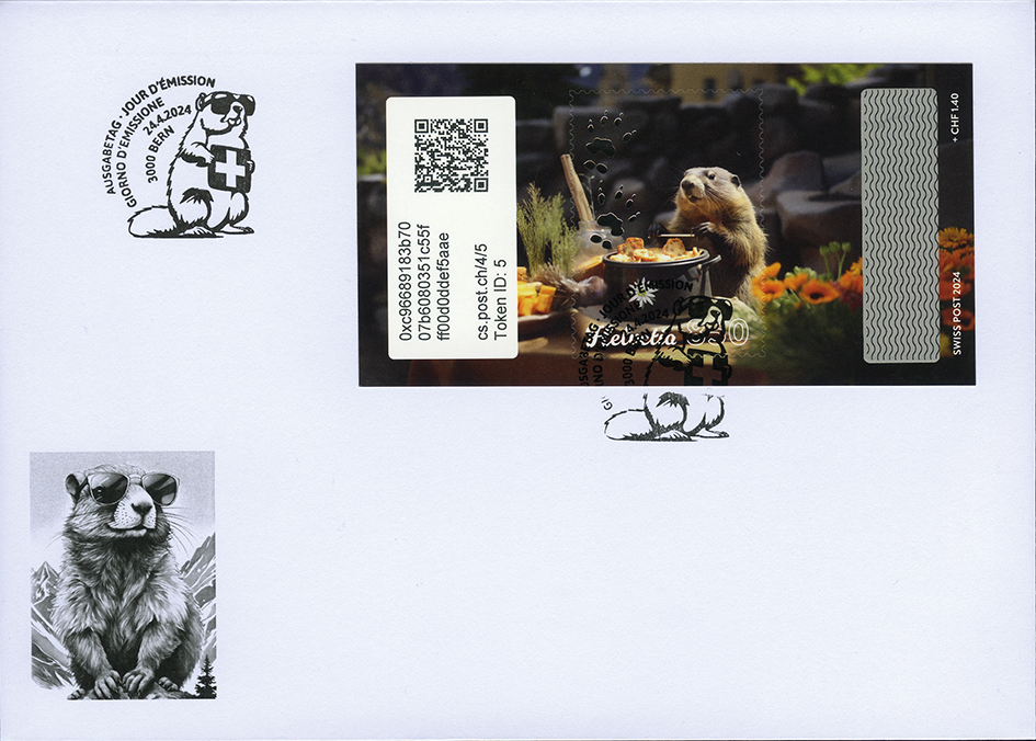 2024, Crypto Stamp "Fondue"