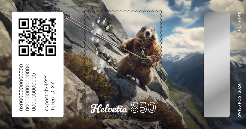 2024, Crypto Stamp "Klettern"