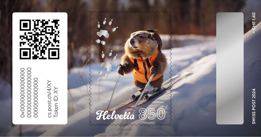 2024, Crypto Stamp "Langlauf"