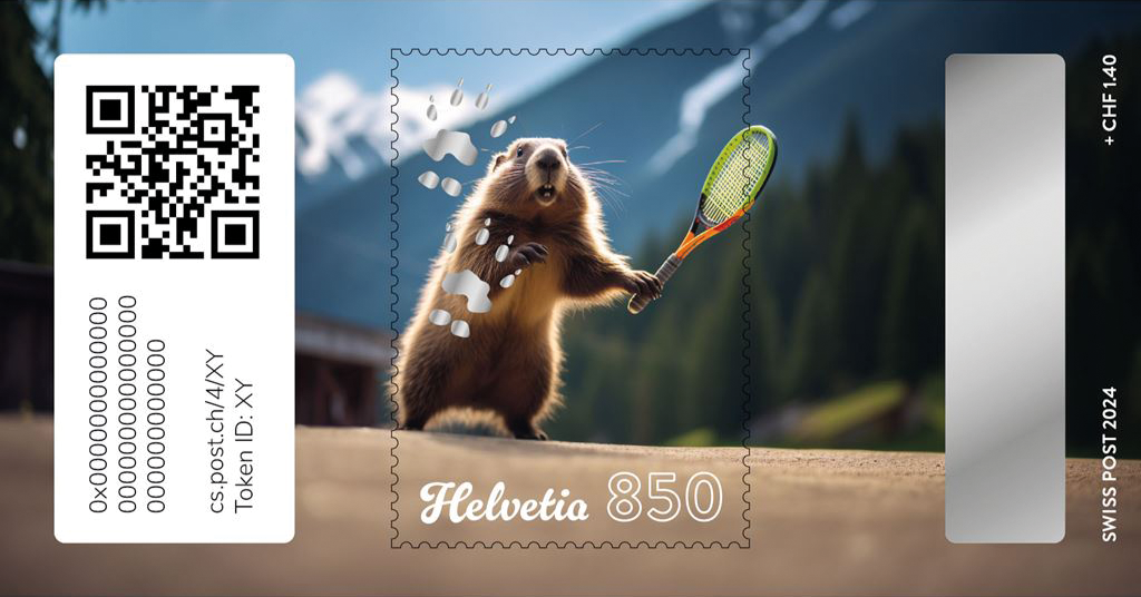 2024, Crypto Stamp "Tennis"