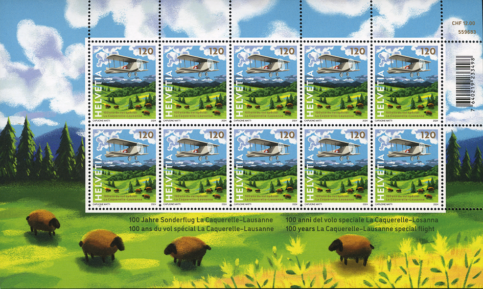 2024, 100 Jahre Sonderflug La Caquerelle-Lausanne