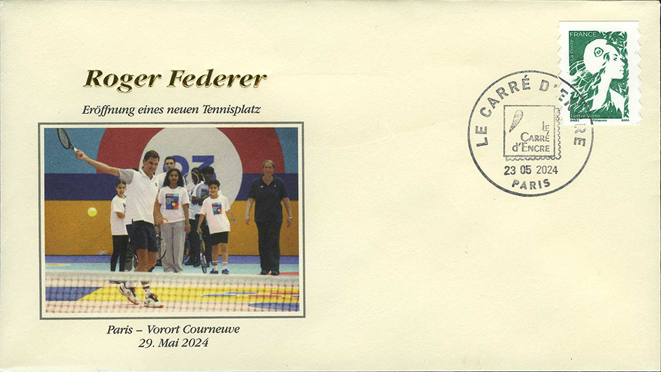 2024, Roger Federer - Eröffnung Tennisplatz in Courneuve