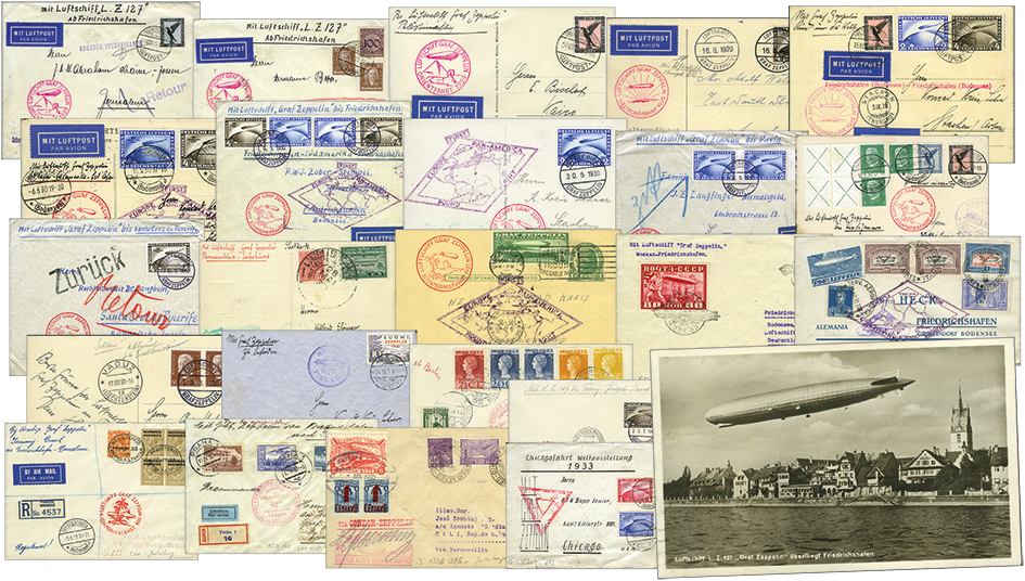 1929-1933, Graf Zeppelin-Spezialkollektion LZ 127