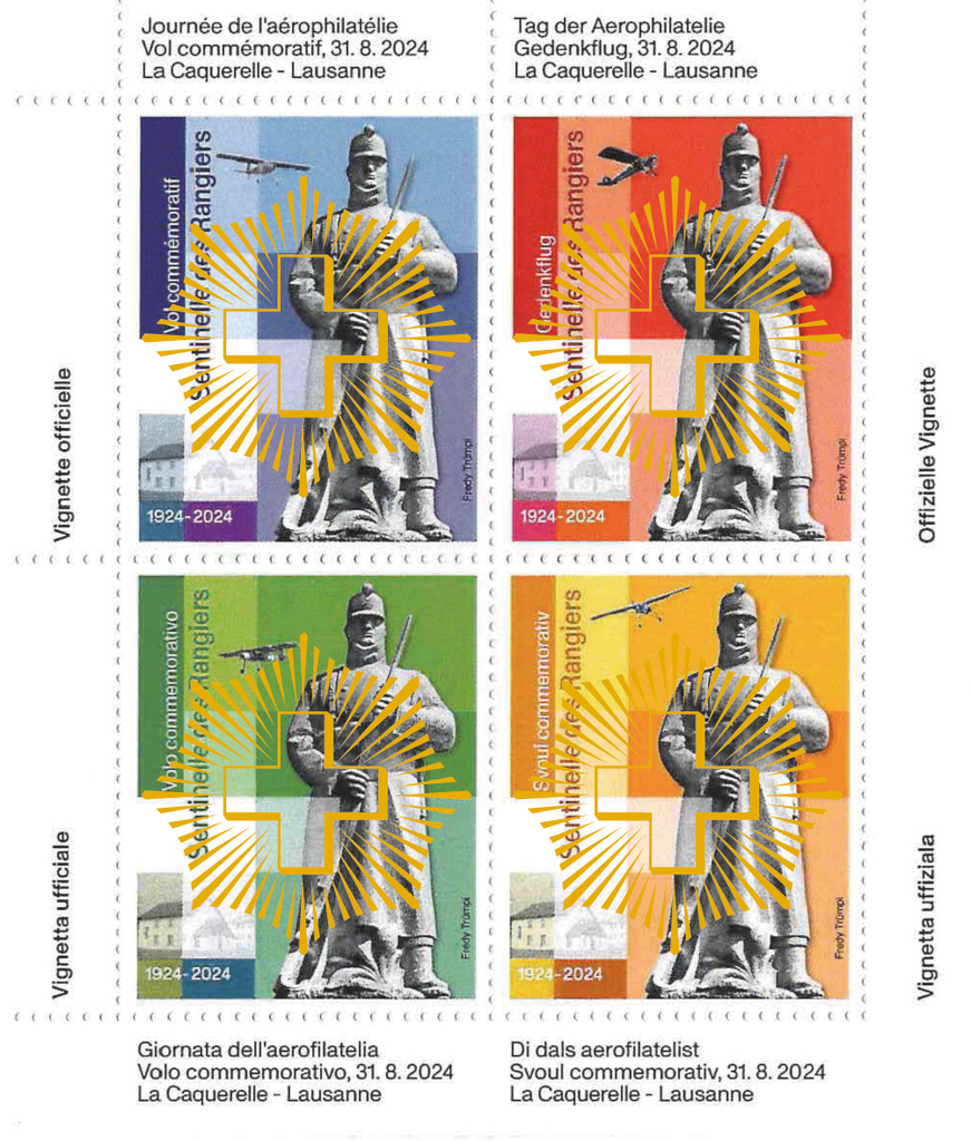 2024, 100 Jahre Einweihung Soldatendenkmal, gold