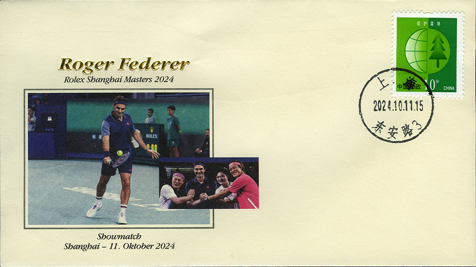 2024, Roger Federer - Showmatch Rolex Shanghai Masters-Turnier 2024