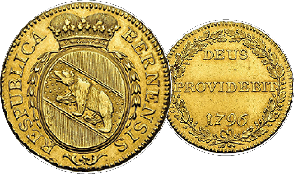 1796, Doppelduplone, Bern