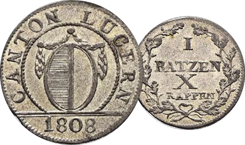 1808, 1 Batzen, Luzern