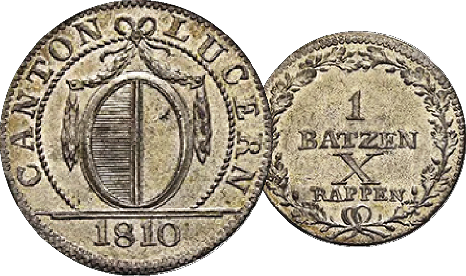 1810, 1 Batzen, Luzern