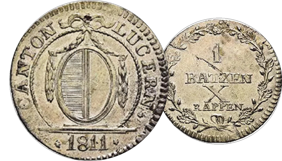 1811, 1 Batzen, Luzern
