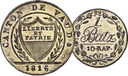1816, 1 Batzen Waadt
