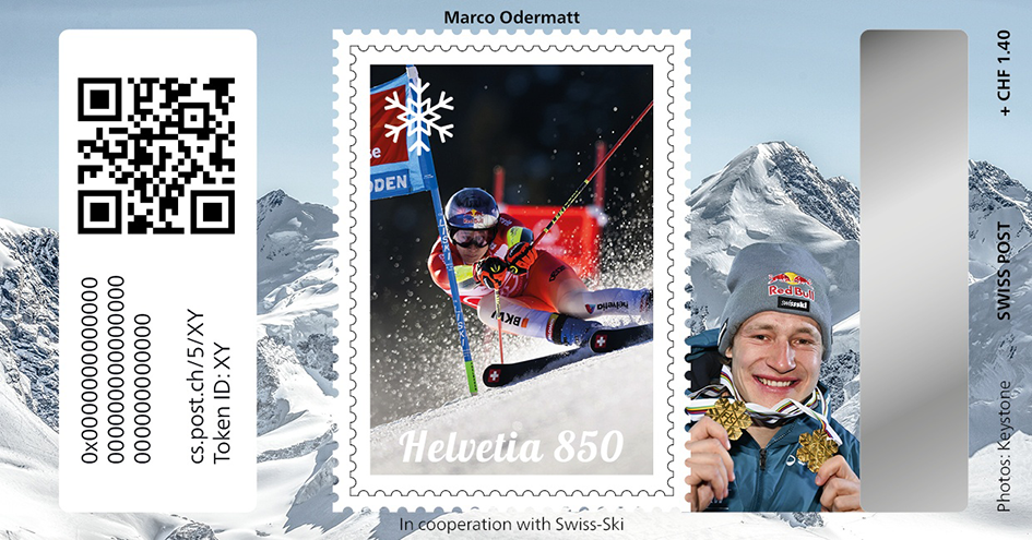 2024, Crypto Stamp &quot;Marco Odermatt&quot; - Basic Edition