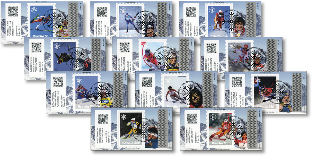 2024, Crypto Stamps 5.0 "Basic Edition" komplett