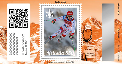 2024, Crypto Stamp &quot;Carlo Janka&quot; - Bronze Edition