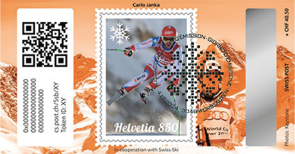 2024, Crypto Stamp "Carlo Janka" - Bronze Edition