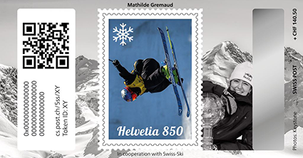 2024, Crypto Stamp "Mathilde Gremaud" - Silver Edition