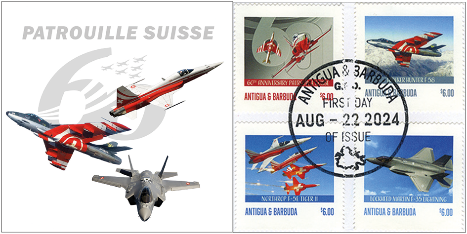 2024, 60 Jahre Patrouille Suisse, Antigua und Barbuda