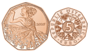 2025, 5 Euro Neujahrsmünze &quot;Tanz dich frei&quot;, Österreich