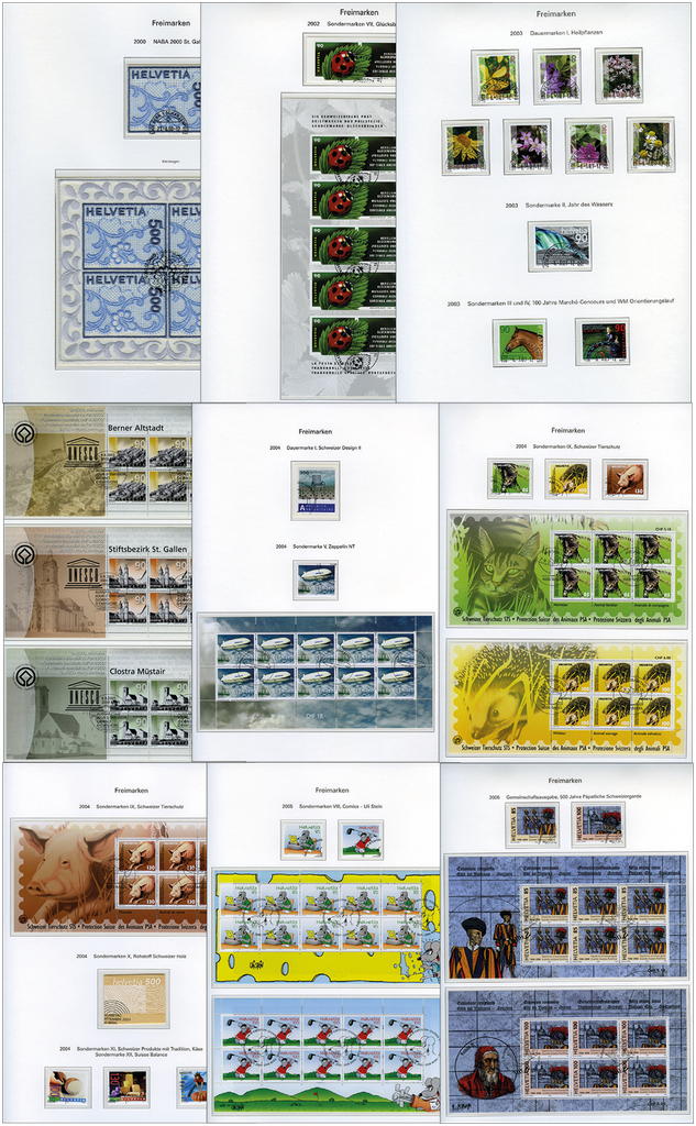 1996-2021, Spezialkollektion "Dauer- und Sondermarken" komplett