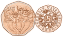 2025, 5 Euro Narzissen, Österreich