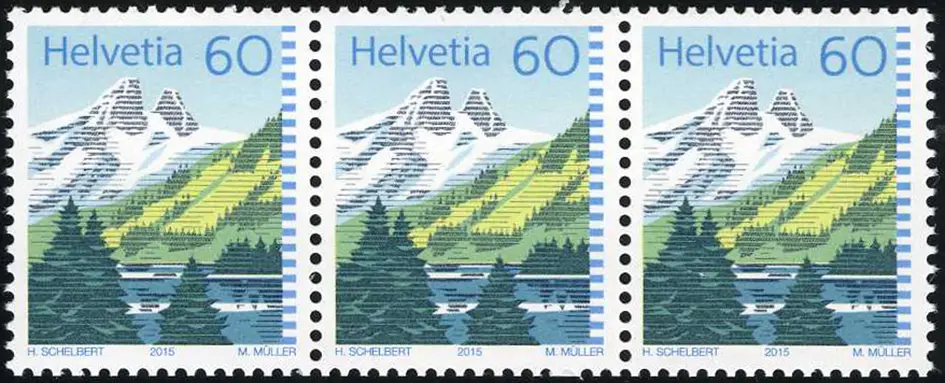 60 Rp. Lac de Tanay, "Zwei Blindzähne" unten