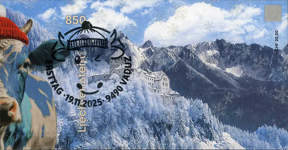 2025, Crypto Stamp "Kuh blau" - CHLI 2.0