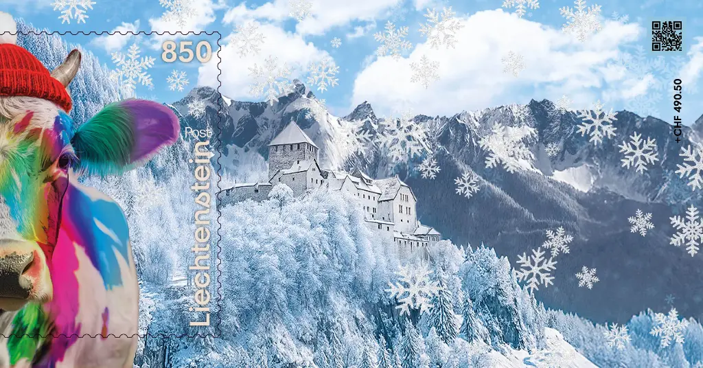 2025, Crypto Stamp "Kuh regenbogen" - CHLI 2.0