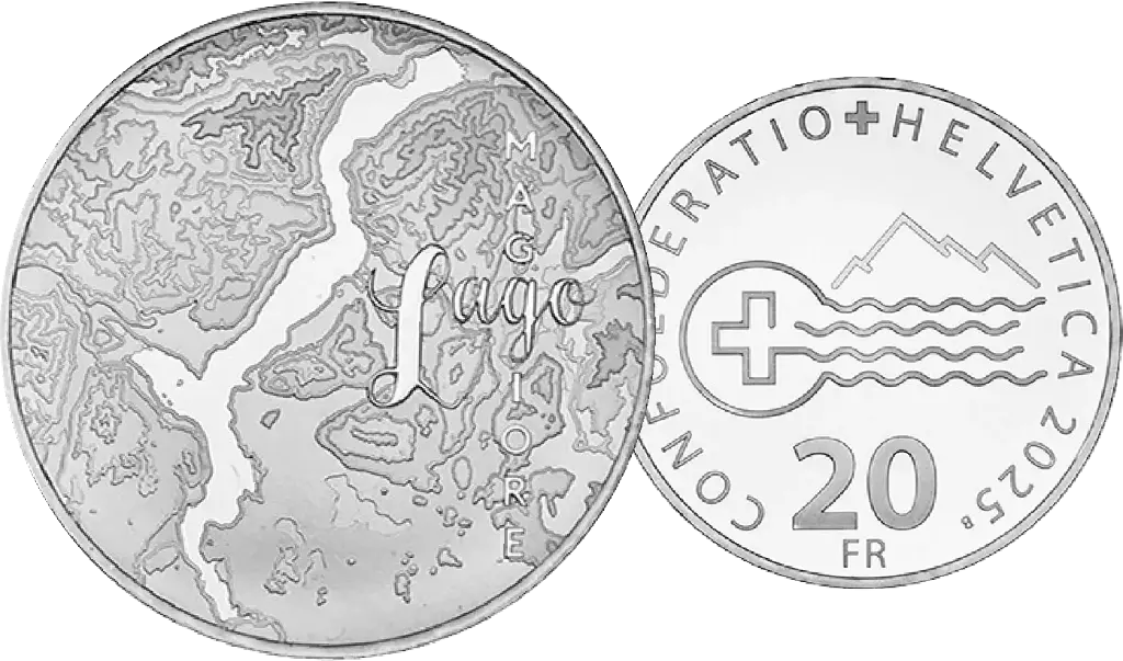 2025, 20 Fr. Gedenkmünze "Maggiore Lago"