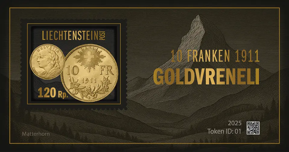 2025, 10 Franken GOLDVRENELI von 1911