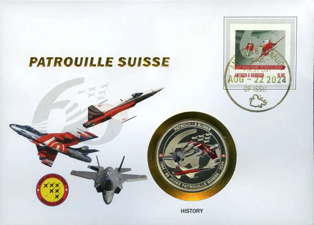 2024, Patrouille Suisse - 60 Jahre Patrouille Suisse, Antigua und Barbuda - History