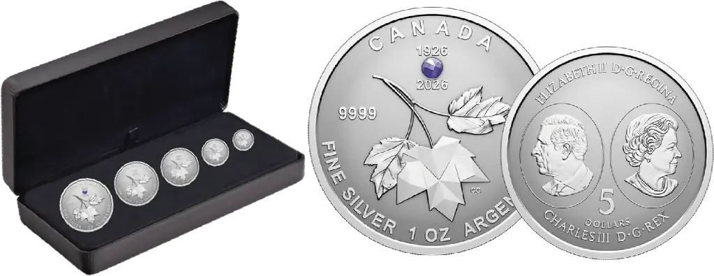 2025, Maple Leaf Fractional Set, Canada
