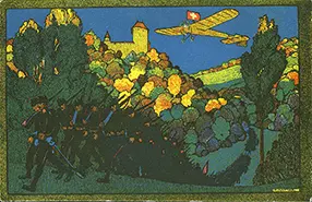 1913 Basel, offizielle Karte