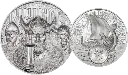 2026, 5 Dollars, Cook Islands Legends - Savage Vikings