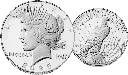 2025, 1 Dollar, Peace Dollar, USA